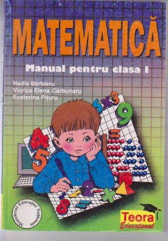 editie veche - UZATA - Matematica - Manual pentru clasa I - limba maghiara