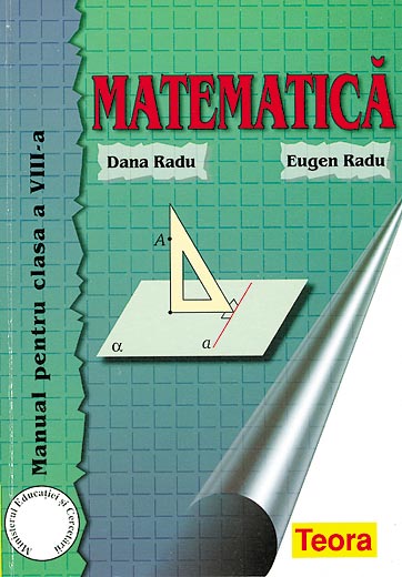 editie veche - Matematica - Manual pentru clasa a VIII-a