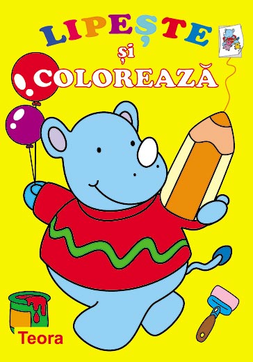 Seria Lipeste si coloreaza - Rinocerul 2001 __