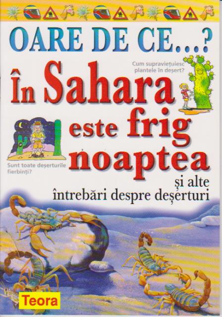 OARE DE CE.In Sahara este frig noaptea ?