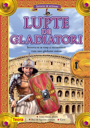 Lupte de gladiatori - carte 3D, cartonata 2010 __