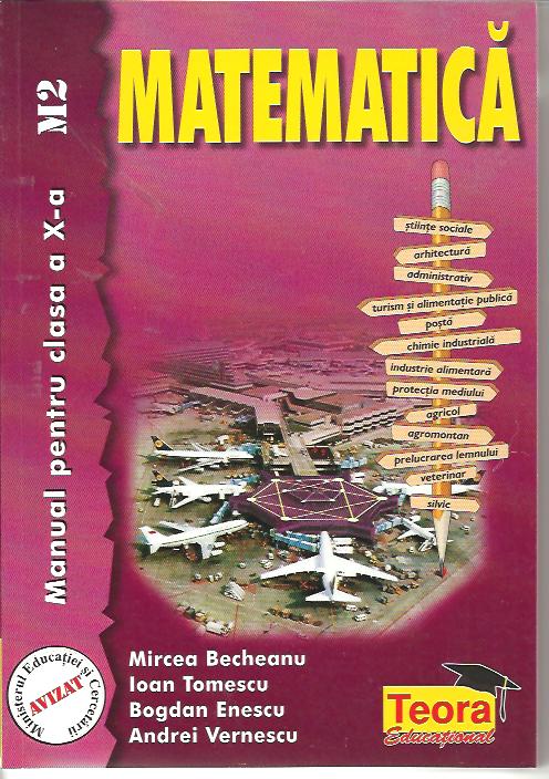 editie veche - UZATA - Matematica, manual pentru clasa a X-a, M2