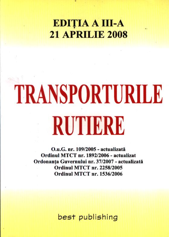 UZATA - Transporturile rutiere , 973-738-294-8