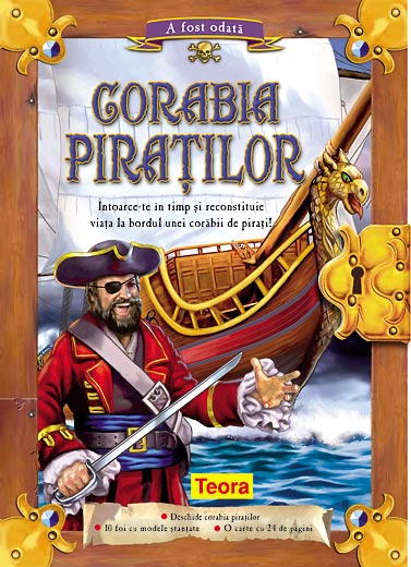 Corabia piratilor  - carte 3D cartonata