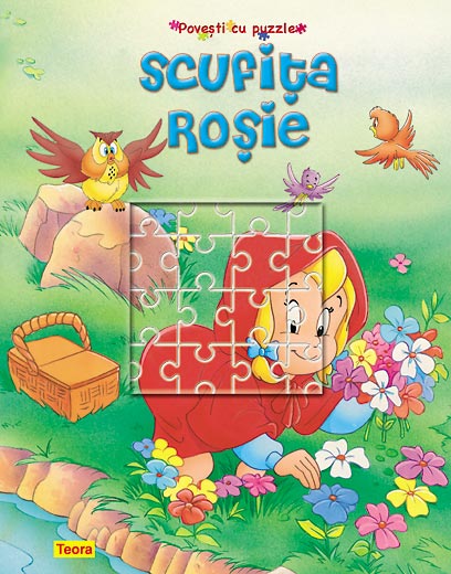 Povesti cu puzzle, Scufita rosie - coperta cartonata  17 __