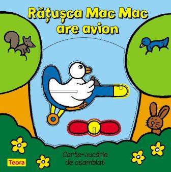 Ratusca Mac Mac are avion - pagini cartonate