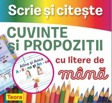 Scrie si citeste - Cuvinte si propozitii cu litere de mana